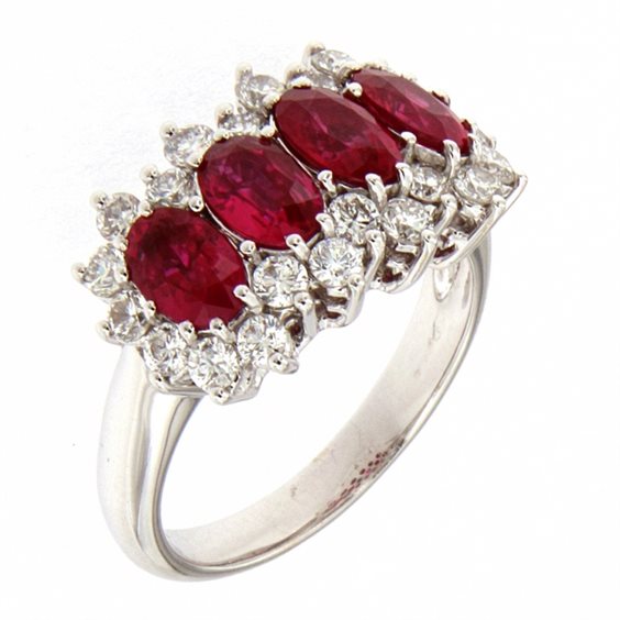 Anneau Crivelli Femme in Or Rubino 2.30 Ct RB 2.30 230-G286 - RB 2.30 230-G286